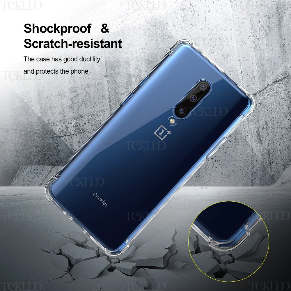 Deksel til OnePlus 6 7 8 9 10 Pro 5G Anti-shock Shockproof Case Full Cover Back OnePlus Nord CE 2 6T 7T 8T Pro ACE Shell