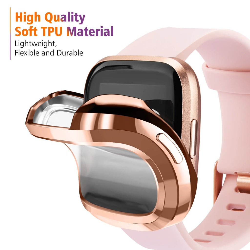 Deksel til Fitbit Versa 2, Versa 3 og Versa Lite mykt TPU-deksel