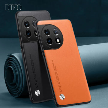 Deksel til OnePlus 11 Shockproof Cover Leather Pattern Case for OnePlus 11R Coque Funda Luxury Leather Case for OnePlus 11