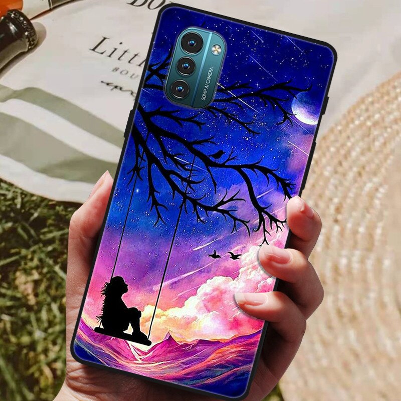 Deksel til Nokia G21 deksel NokiaG11 Silicone deksel Cute Soft TPU deksel For Nokia G11 G21 Bumper deksel NokiaG21 G 21 11