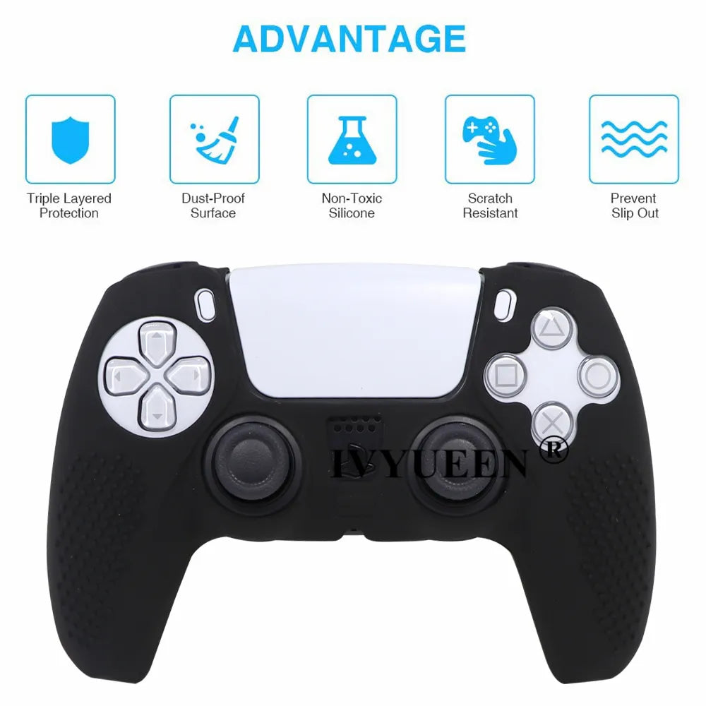 Deksel til Sony PlayStation Dualshock 5 PS5 Controller Case Thumb Stick Grip Cap for DualSense