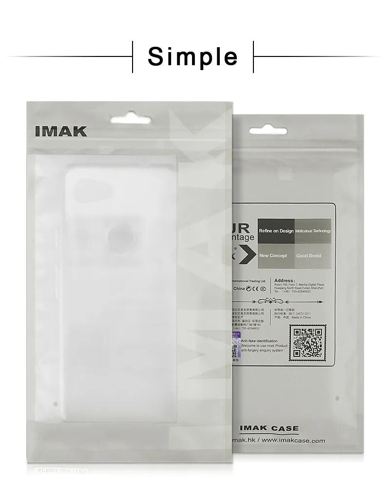 Deksel til Nothing Phone 1 One 2 Case IMAK UX-5 Transparent Silicone Clear Soft TPU Ultra Thin Slim Cover for Nothing Phone I (1) Cases