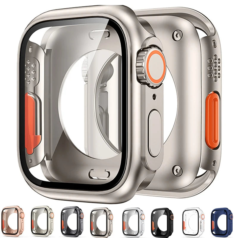 Deksel til Apple Watch Series 4-9 (40-45mm) - Hard PC for- og bakdeksel