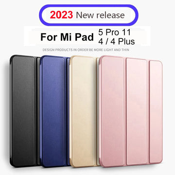 Deksel til Xiaomi mi pad 4 plus / pad4 Smart Case tablet silicon PU Leather Flip Cover MIPAD 5 Case Pro 11 full Protector Sleeve Sleep