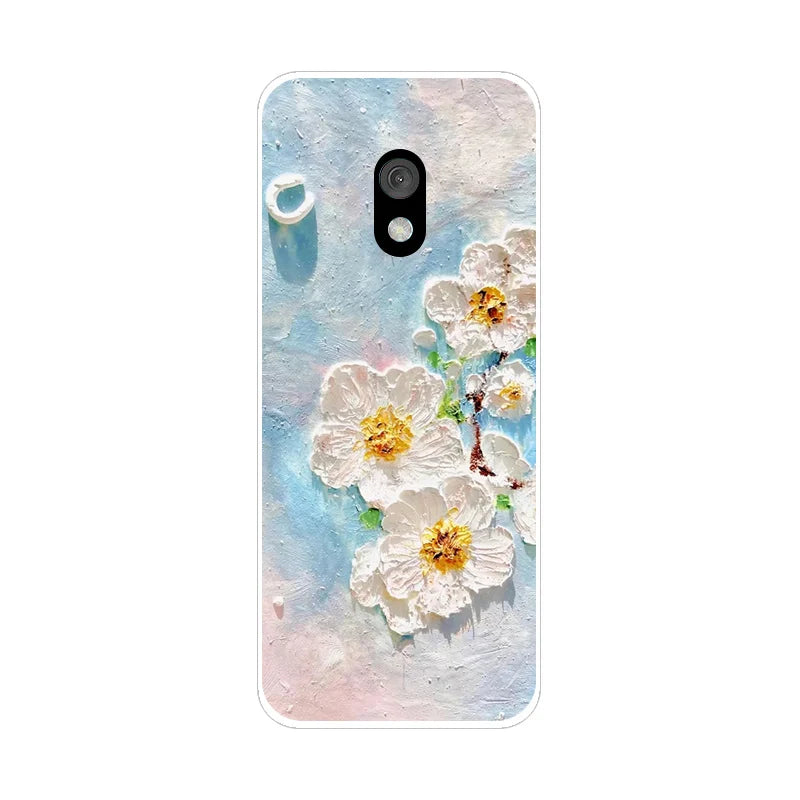 Deksel til Nokia 215 220 235 4G 2024 deksel Fashion Soft Silicone Back deksel for Nokia 235 4G 2024 deksel etui 215 2024 Cute