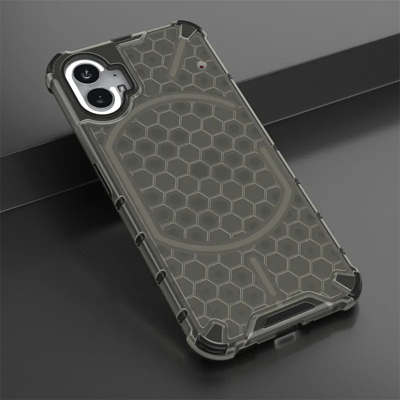 Deksel til Nothing Phone 1 Honeycomb Armor Clear Case For Nothing Phone 1 Case Cover For Nothing Phone 1