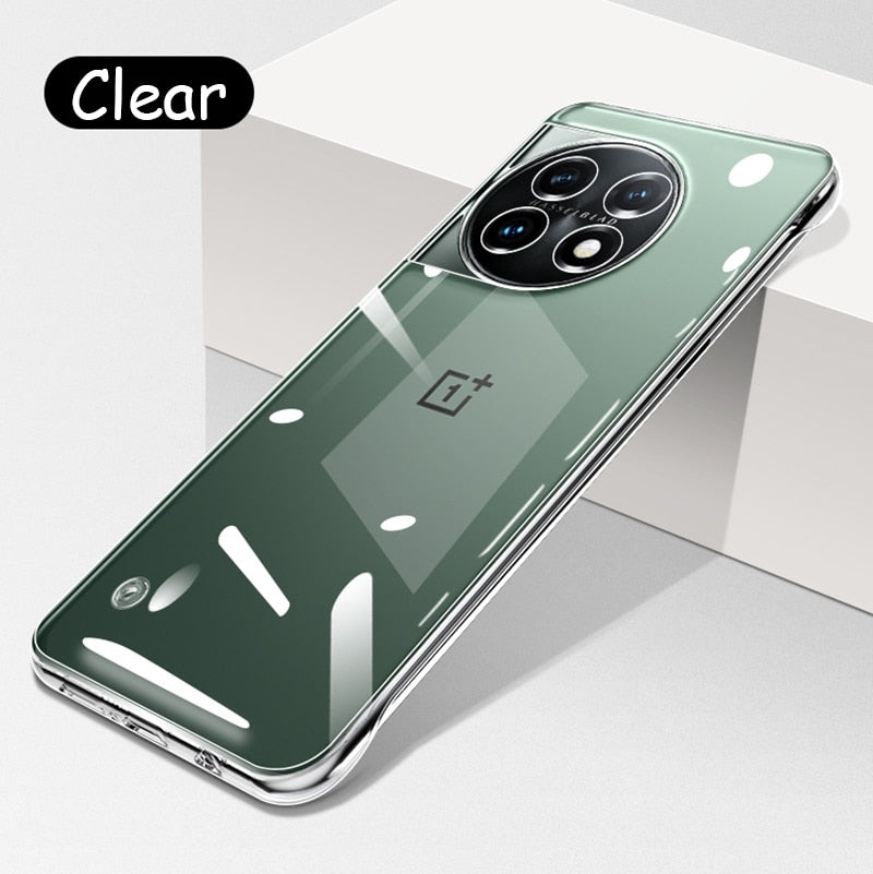 Deksel til OnePlus 11 10 9 8 7T 7 ACE Pro 10T 10R 9R 8T 9RT 5G Cover Ultra Thin Plastic Hard Case
