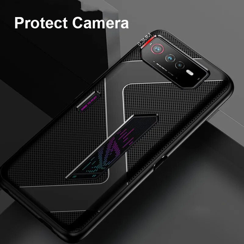 Deksel til Asus ROG Phone 7 6 Cover Anti-fingerprint Silicone Soft Anti-knock Shell for ROG Phone6 Heat dissipation Fundas