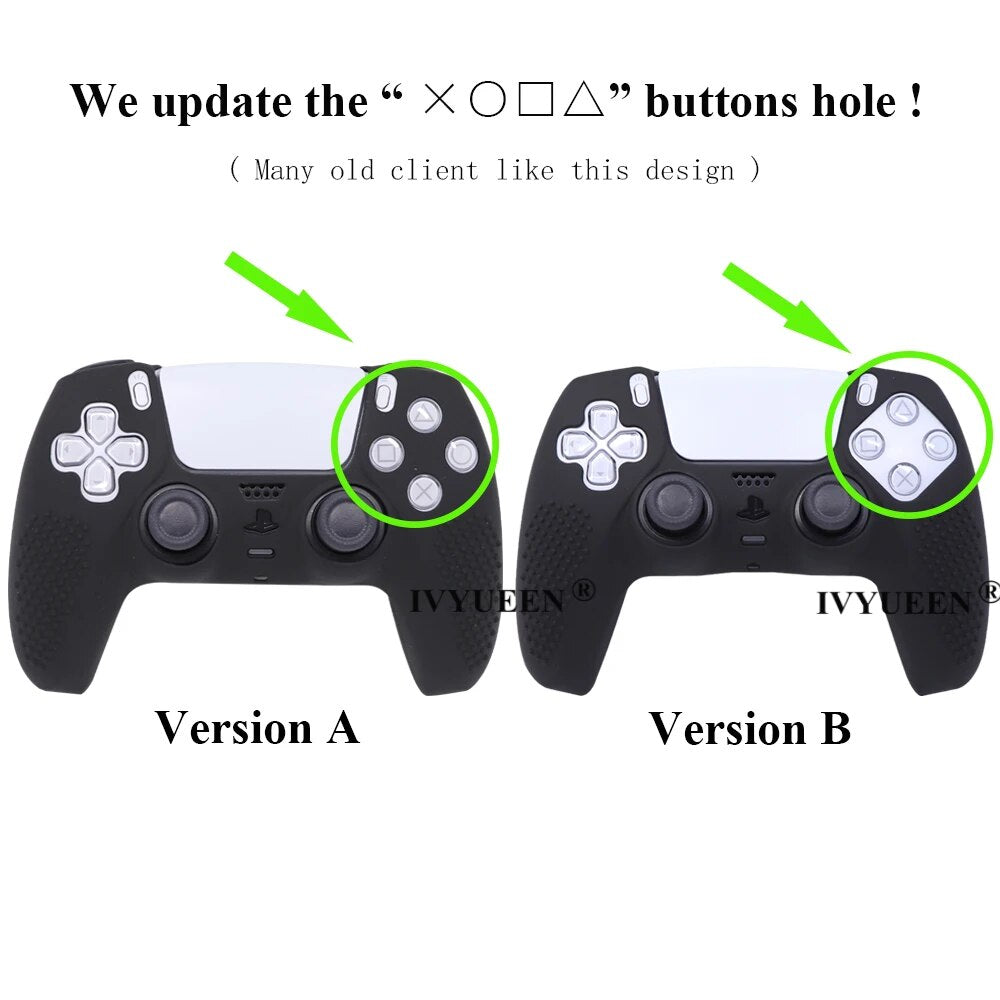 Deksel til PlayStation 5 Dualsense PS5 Controller Silicone Case Grips Suit for Original Charger