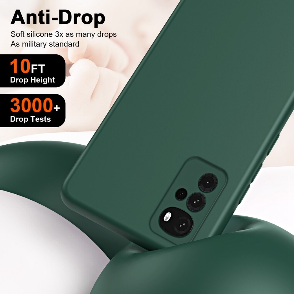 Deksel til Motorola MOTO G22 G20 G30 G10 G31 G41 G42 G52 G82 G71S G60 E32 Cases Luxury Skin Feel Back Cover