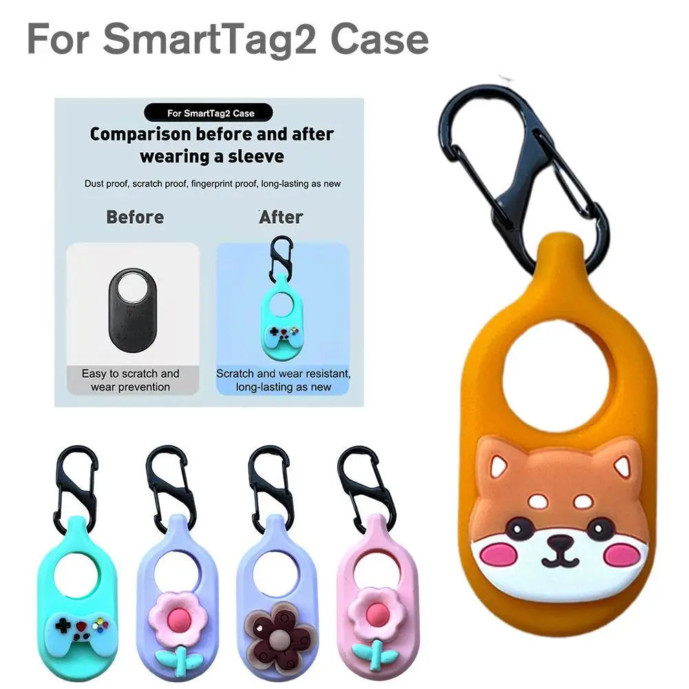 Deksel til SAMSUNG Galaxy SmartTag 2 deksel Protective deksel For SmartTag2 Tracker Holder KeyChain Shell