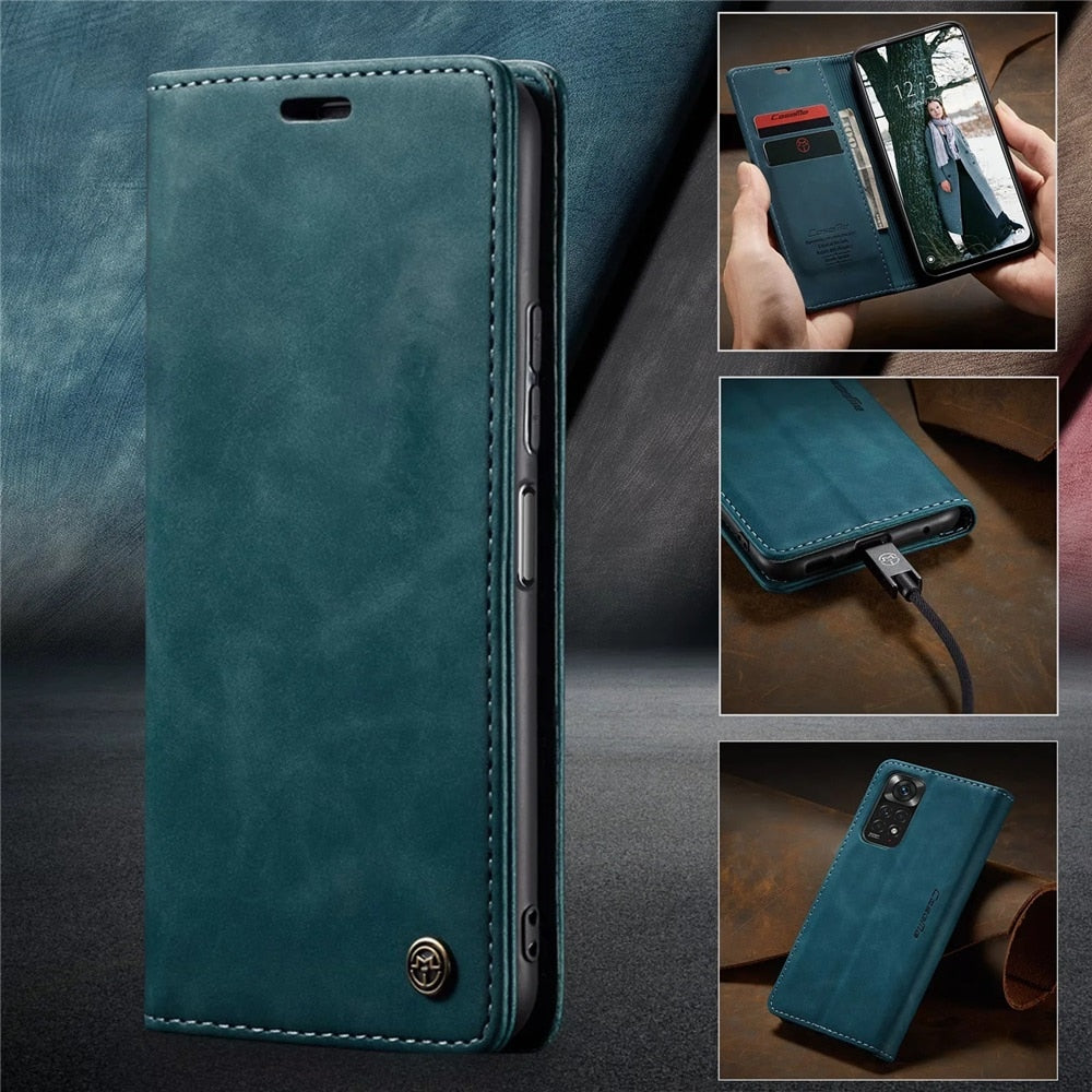 Deksel til Xiaomi Mi 9T 10T 11T 12T Pro Lite 5G Redmi Note 8 9s 10 11 11S 12 Pro Wallet Flip deksel Poco X5 F3 M3 Pro