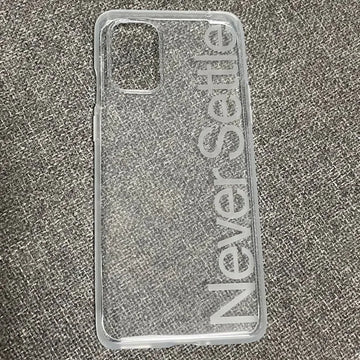 Deksel til OnePlus 8 /8 Pro/8T/9R Slim Soft Transparent Back Case Shockproof Ultra thin Rubber Clear Skin Cover Never Settle