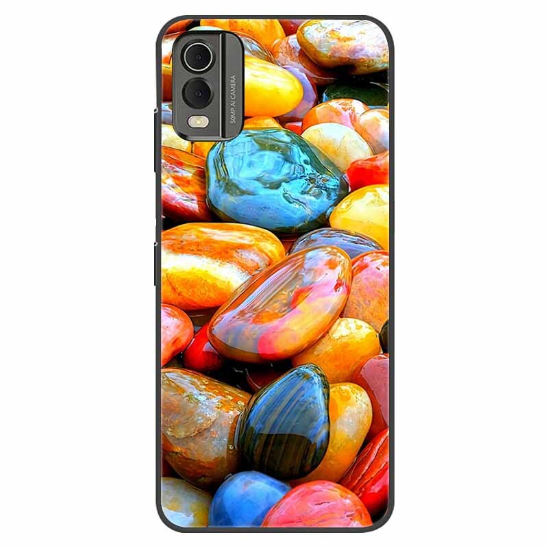Deksel til Nokia C32 deksel støtsikkert silikondeksel For Nokia C32 C 32 Phone deksel NokiaC32 med motiv Shells