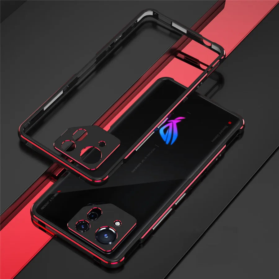 Deksel til ASUS ROG Phone 9 Pro ROG Phone 8 7 Pro Case Metal Bumper Frame Shockproof Metal Lens Protection Phone Cover