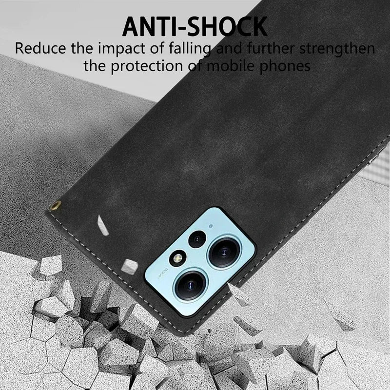 Deksel til Xiaomi 13T 12T 12 Lite 11T Poco X5 Pro M5s C51 C40 X3 F3 Redmi 12 12C 9 8 7A A1 A2 Plus