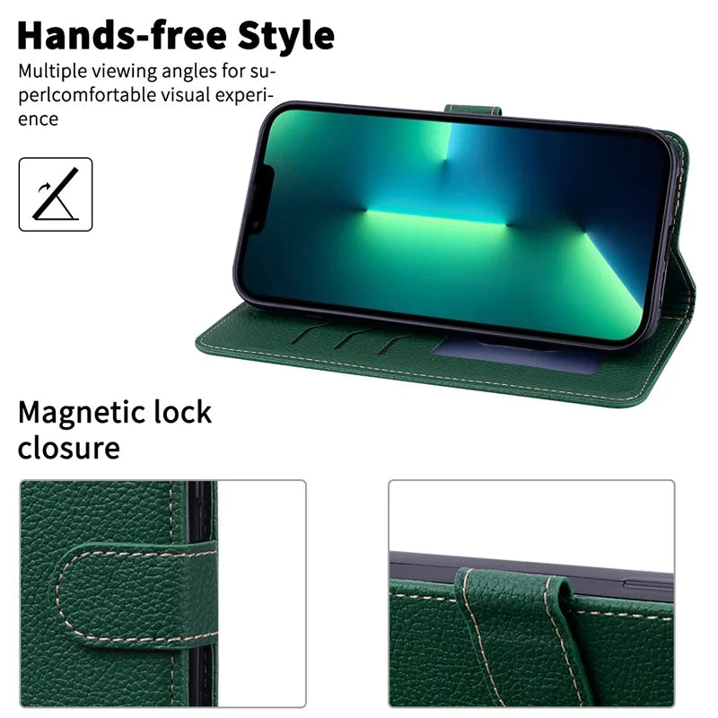 Deksel til Huawei P20 P30 P40 Lite E P50 Pro P9 P8 Lite 2017 Case Cover Wallet Stand Coque