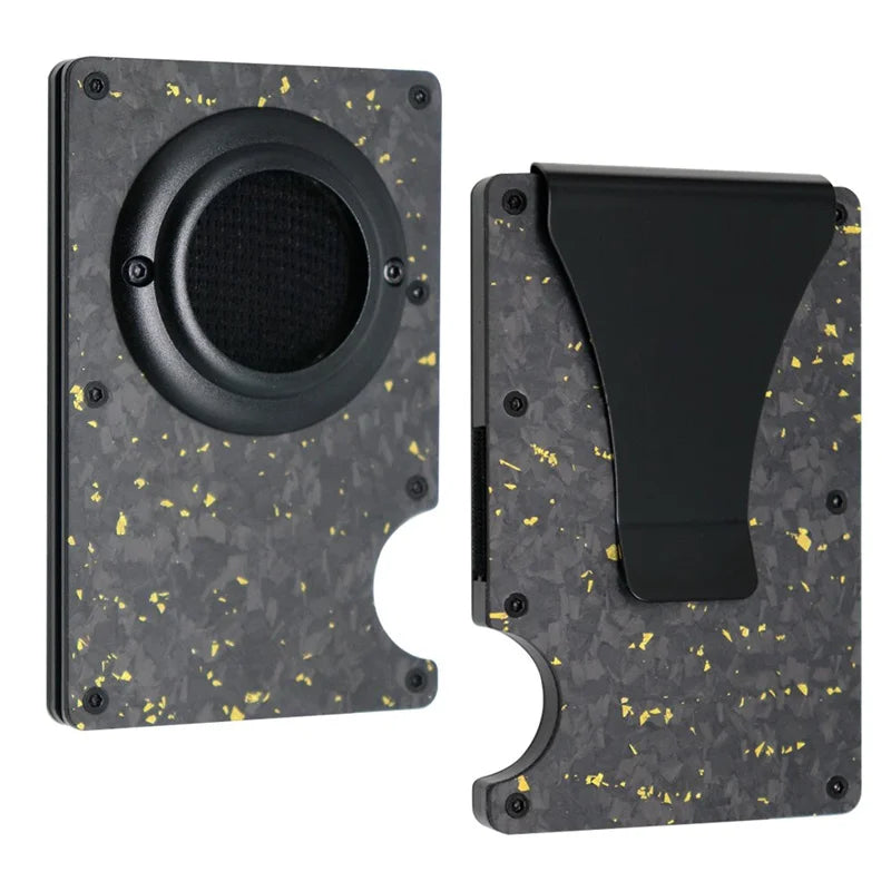 Deksel til Apple AirTag Apple Card holder Rfid Aluminum deksel Metal Wallet Credit ID Men Slim Business Cardholder Cash Strap Apple AirTag Carbon Fiber