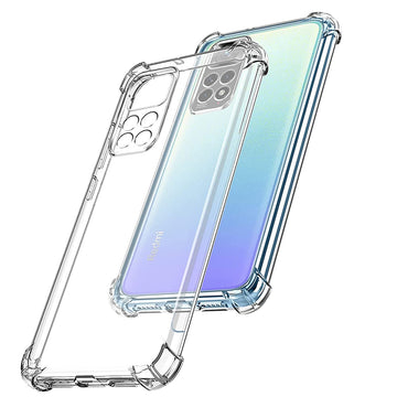 Deksel til Xiaomi Redmi Note 11 11S 11T 10 10S 10T 9 8 Pro 10A 10C 9A 9C 9T Clear Ultra Thin Back Cover