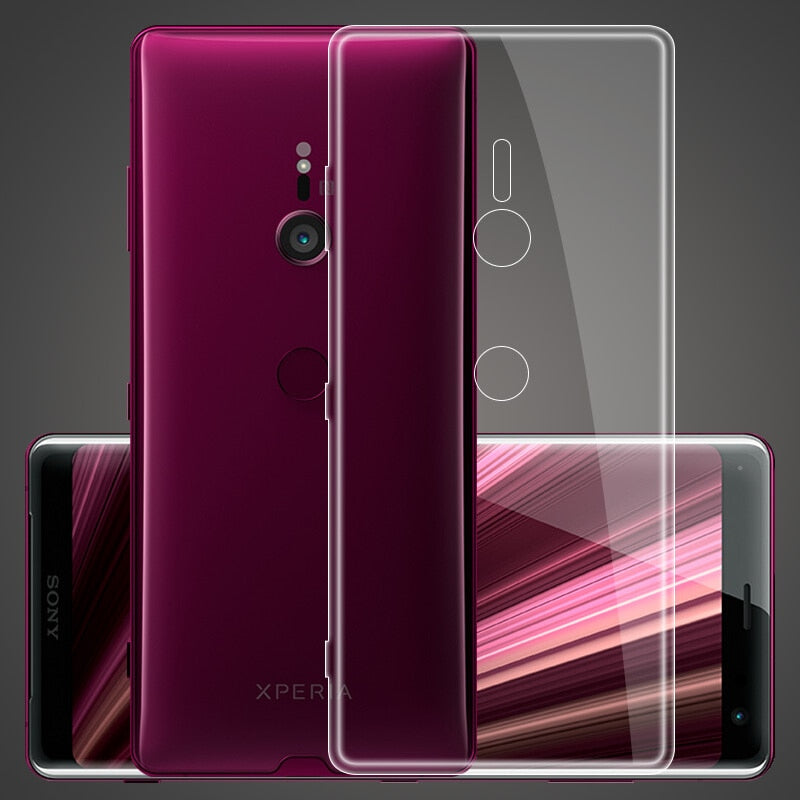 Deksel til Ultra Clear Phone Case For Sony Xperia XZ5 XZ3 XZS XZ XA Silicone Soft TPU Back Cover For XZ1 XZ4 XZ2 XZ Compact Premium Case
