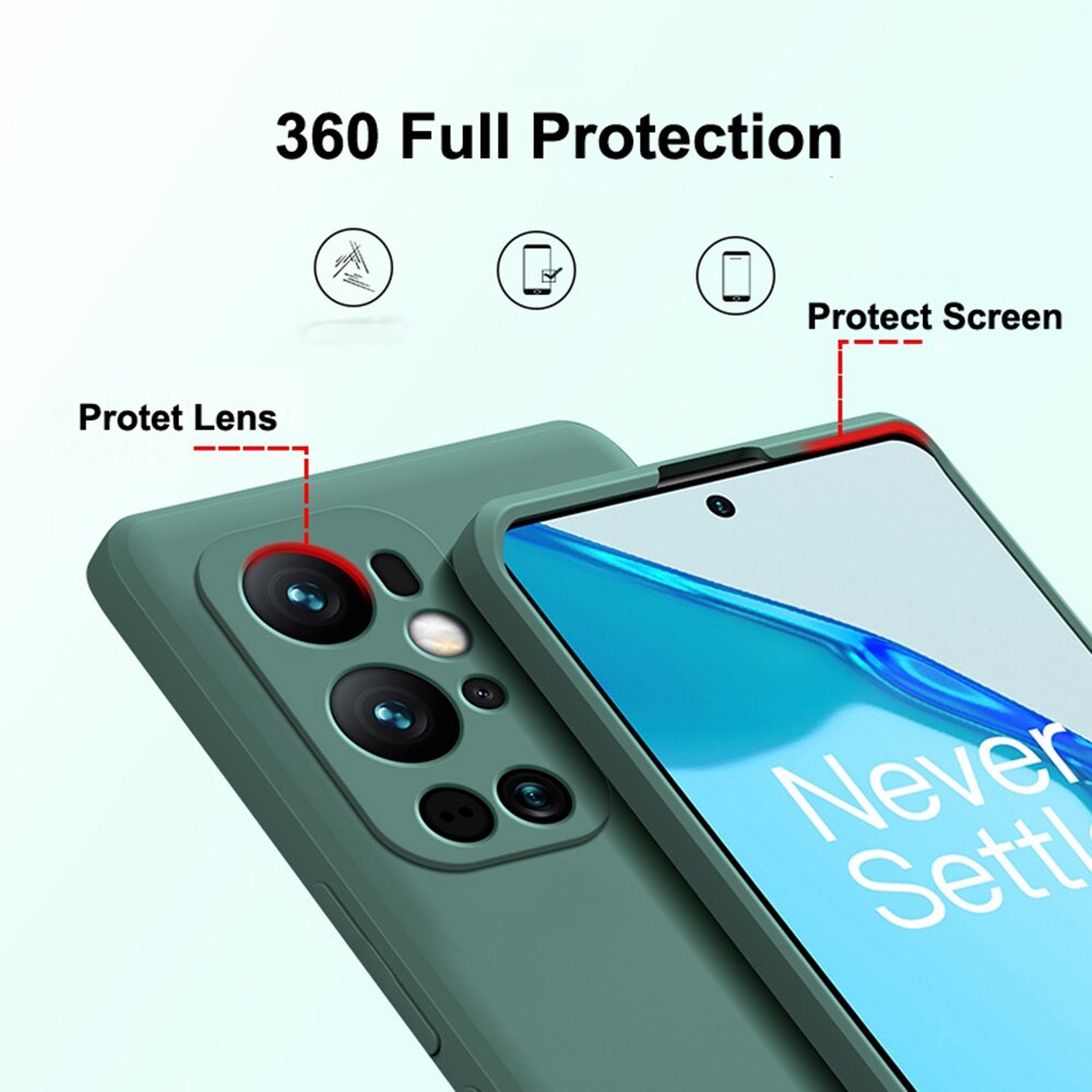 Deksel til OnePlus 7 7T 8 8T 9 Pro 9R 9RT Camera Protect Soft Back Cover One Plus 9Pro T R RT
