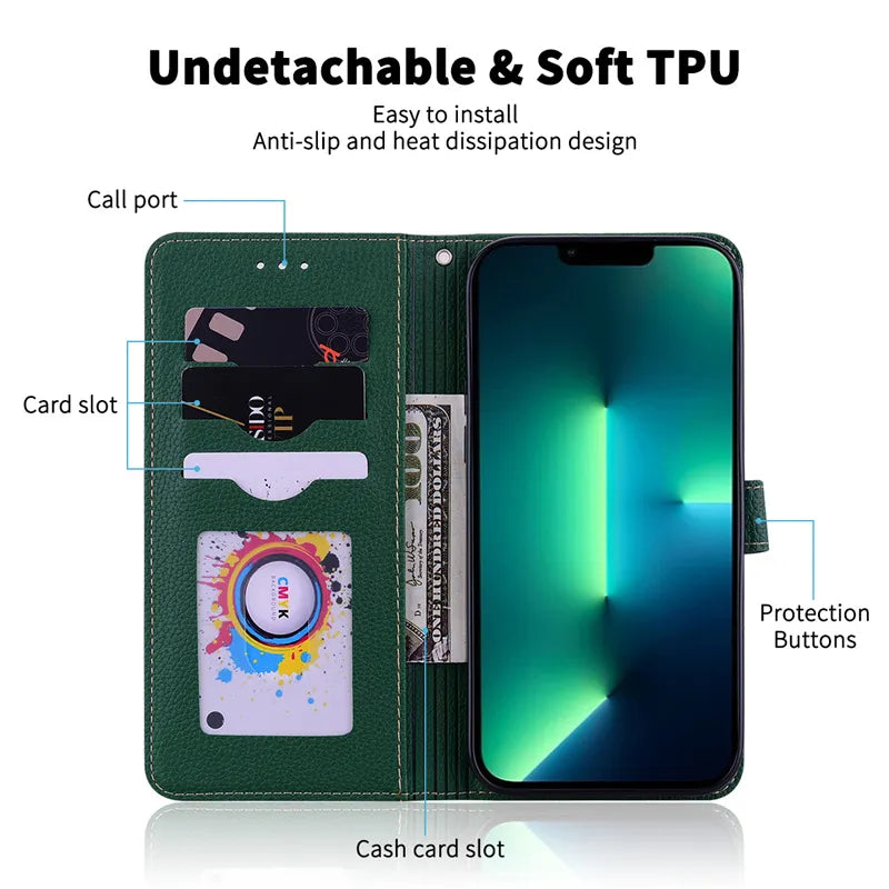 Deksel til Huawei P20 P30 P40 Lite E P50 Pro P9 P8 Lite 2017 Case Cover Wallet Stand Coque