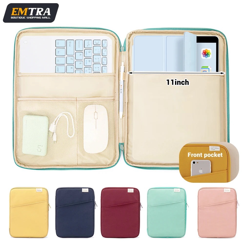 Deksel til iPad Air 4 5 Pro 11 Mini 5 6 iPad Xiaomi 5 Samsung Huawei Lenovo støtsikker veske/sleeve