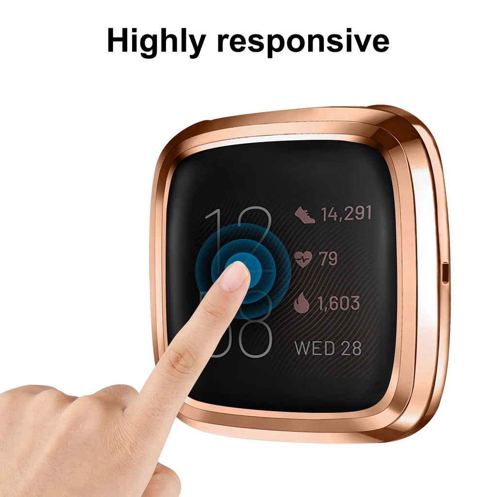 Deksel til Fitbit Versa 2, Versa 3 og Versa Lite mykt TPU-deksel