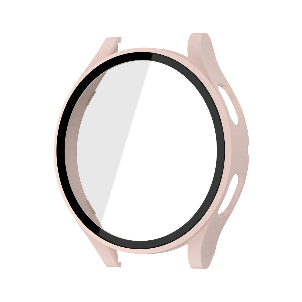 Deksel til Samsung Galaxy Watch 4/5/6 40mm/44mm matt hardt heldekkende deksel med skjermbeskytter