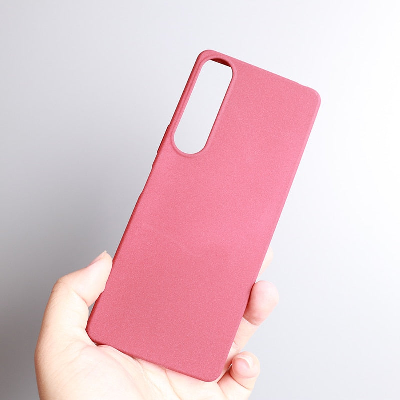 Deksel til Sony Xperia 5 V IV 10 1 III II Ace Case Hollow Out Sand Matte Soft Full Protect Anti-fall Anti-fingerprint Cover Shell Funda
