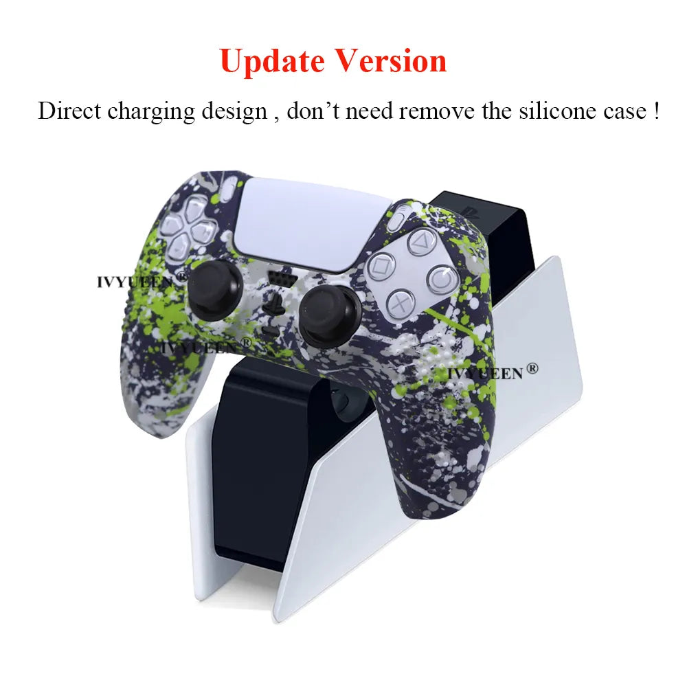 Deksel til PlayStation 5 PS5 Controller Silicone Case for Dualsense Grip Caps