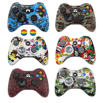 Deksel til Xbox 360 Gamepad Rubber Shell Skin For Xbox 360 Controller Joystick Caps Accessories Thumb Grips