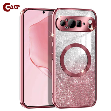 Deksel til Google Pixel 9 9Pro 9 Pro XL 8 8 Pro 8A 9 9ProXL Slim Plating Shiny Soft Cover