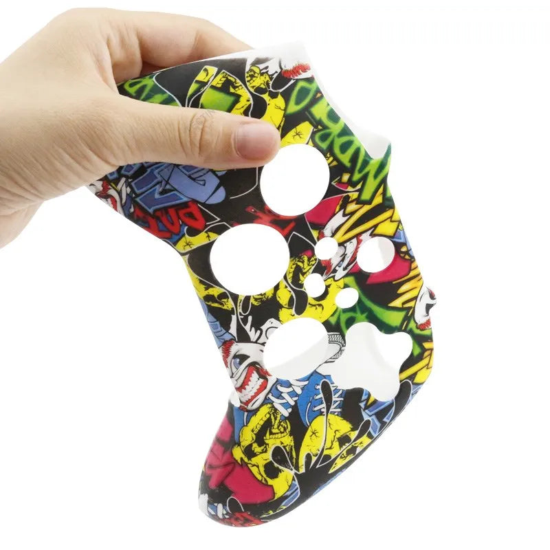 Deksel til Xbox Series X/S Controller Protective Skin Gamepad Rubber Skin Thumb Grips Cap Joystick Cover Shell
