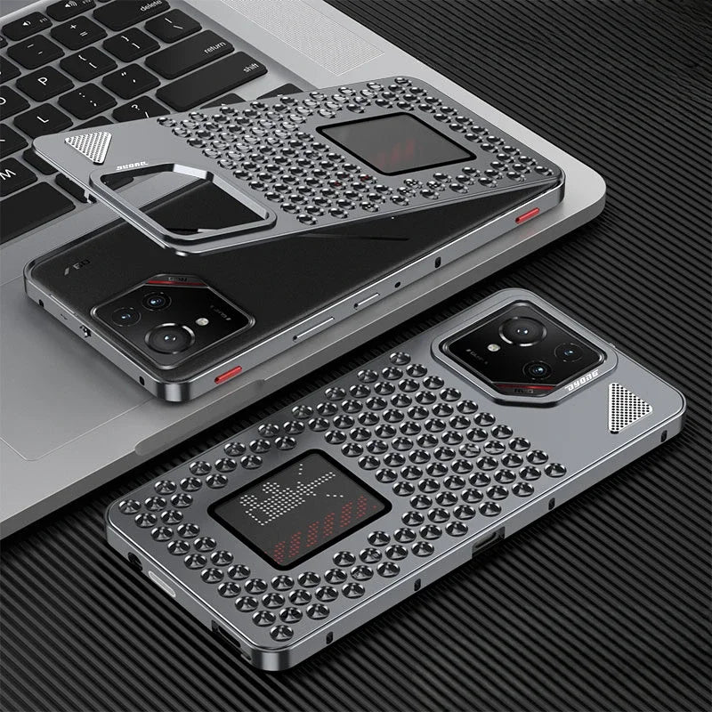 Deksel til ASUS ROG Phone 9 8 Pro Rog9 Rog8 Case Spring Buckle Aluminum Metal Phone Capa