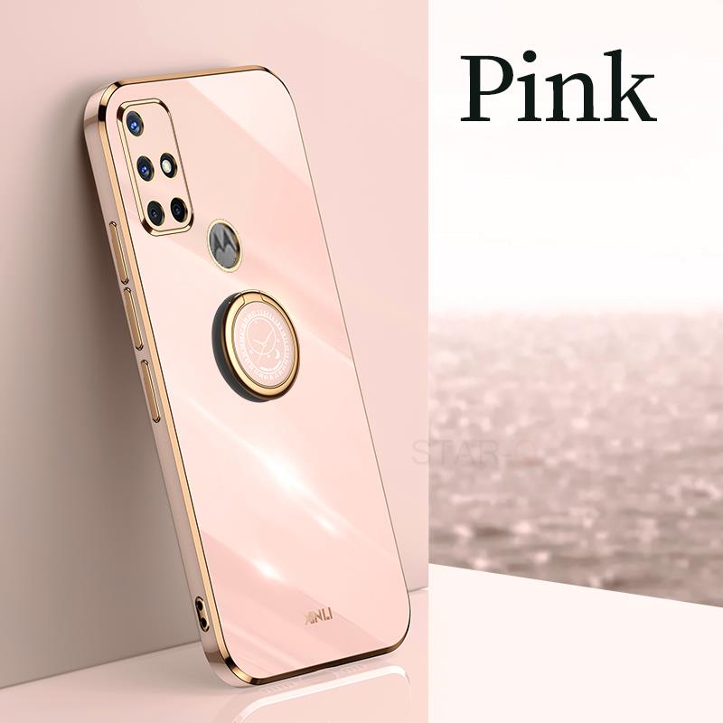 Deksel til Motorola Moto G60 G50 G30 G20 G10 G22 G52 E20 Edge 20 G8 G9 E7 Power Play Plus Plating Silicone Cover