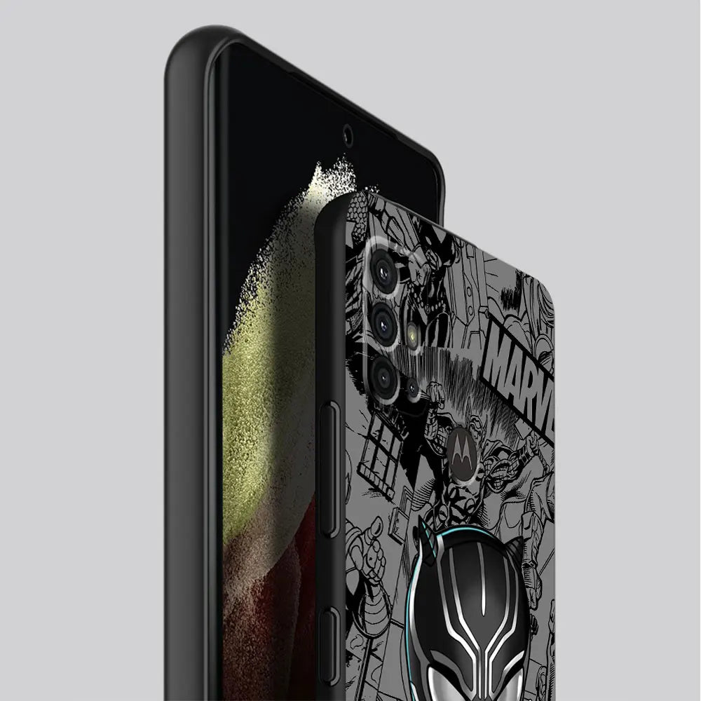 Deksel til Motorola Moto G22 G30 G71 G32 G52 G72 G51 G53 G73 G50 G200 5G G31 G60 G60s Cover