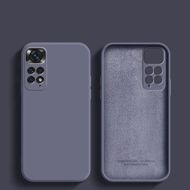 Deksel til XiaoMi RedMi Note 11 11s Pro 4G 10 10A 10C redmi note 12 Global Square Phone deksel