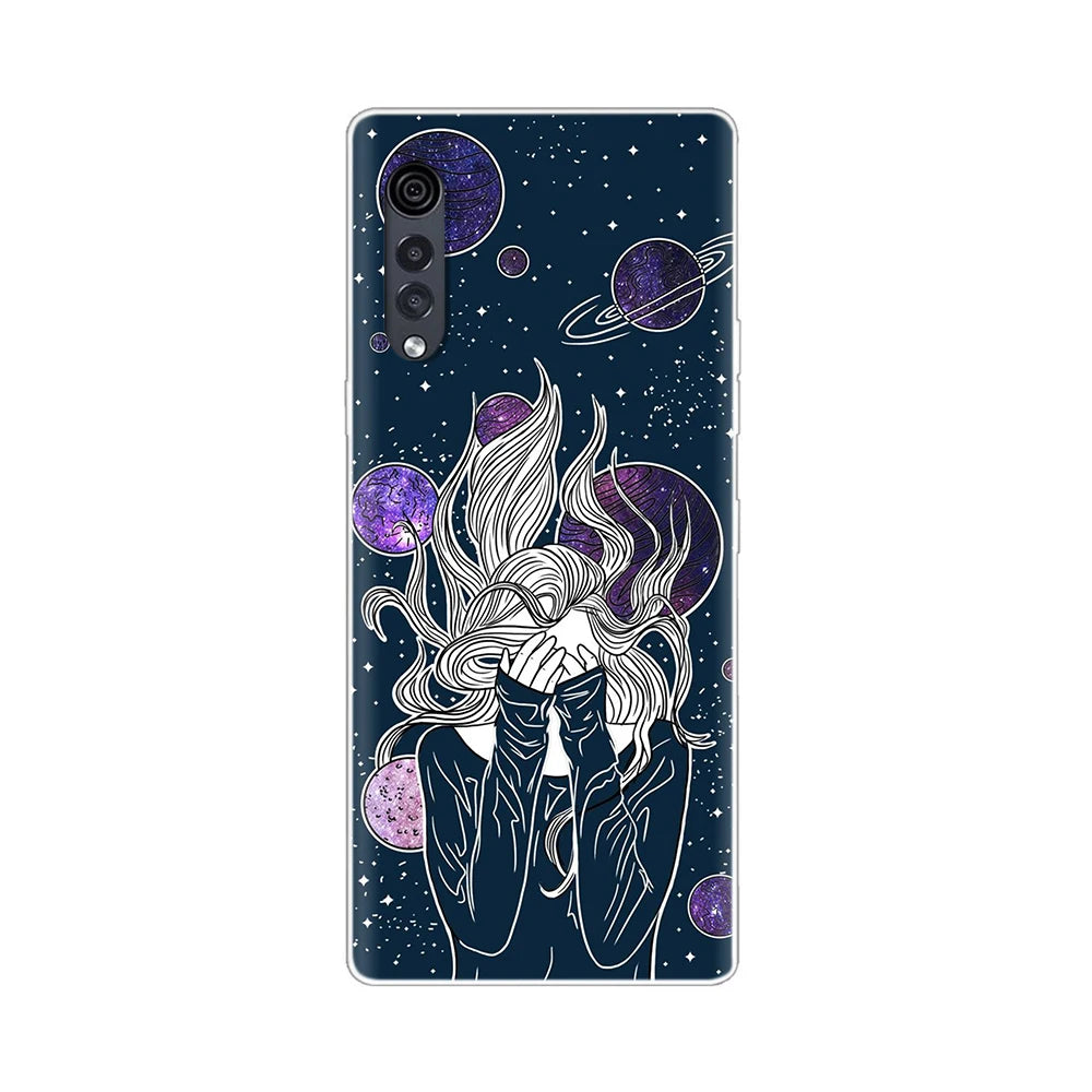 Deksel til LG Velvet Case Back Cover Protective Cases For LG Velvet 5G LM-G900 Silicone Transparent Cover Cases For LG Velvet Bumper