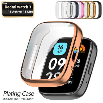 Deksel til Xiaomi Redmi Watch 3 Active/Lite Full Cover Protective Shell Watch Case For Redmi Watch 3