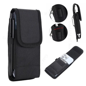 Deksel til Doro 8100 8110 Belt Waist Flip Wallet Case Card Bag Cover For Doro 1380 5860 5517 1372 5030 1370 7000H 780X 730X