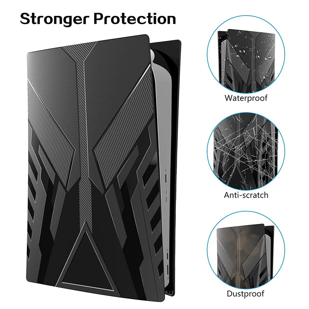 Deksel til PS5 Plates Hard Shockproof Cover Skins Shell Faceplate Panels for Playstation 5 Console Disc Edition Anti-Scratch Dustproof