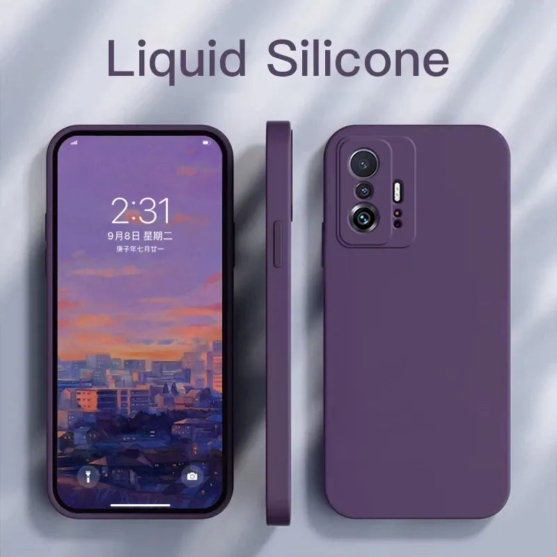 Deksel til Xiaomi Mi 11 Mi11 T 11t Mi11t Pro Ultra Lite 5g Soft deksel for Xiaomi 11t Pro baksidedeksel