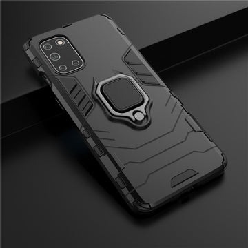 Deksel til OnePlus 8T 9 8 7 Pro 9R 10R Nord CE 2 Lite N20 N10 5G Hard PC TPU Bumper Metal Ring Stand Back Cover