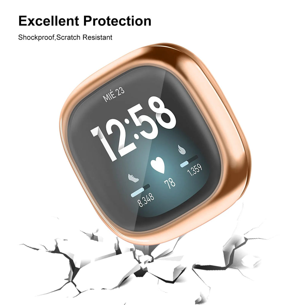Deksel til Fitbit Versa 2, Versa 3 og Sense beskyttelsesskall