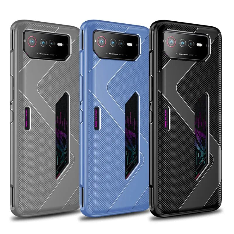 Deksel til Asus ROG Phone 7 6 Cover Anti-fingerprint Silicone Soft Anti-knock Shell for ROG Phone6 Heat dissipation Fundas