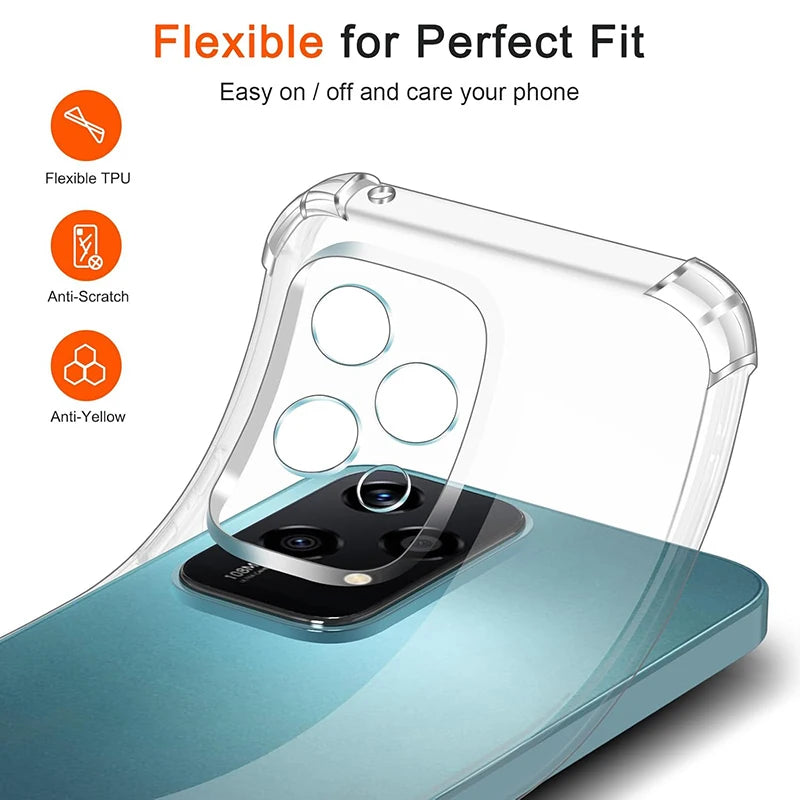 Deksel til Huawei Honor 200 90 70 50 Lite Pro Ultra Thin Back Cover For Honor200 Lite Clear Slim Shell