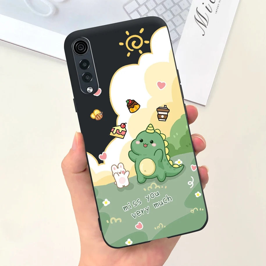 Deksel til LG Velvet 5G Case LM-G900N Fundas Soft Silicone Matte Phone Cover For LG Velvet LMG910EMW Back Case Coque on LGVelvet Bumper