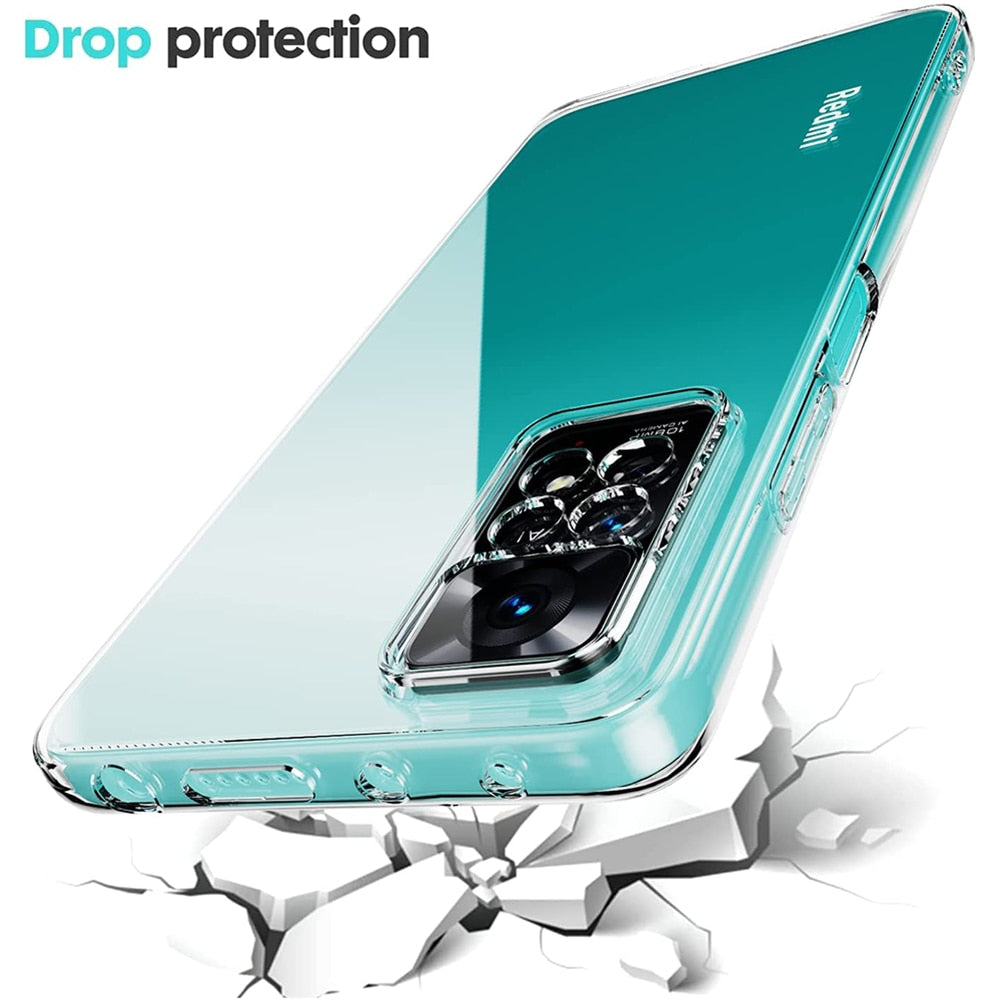 Deksel til Xiaomi Redmi Note 11 10 9 Pro 11S 11T 10S 10T 9S 9T Ultra Thin deksel For Redmi K50 K40 K30 Pro