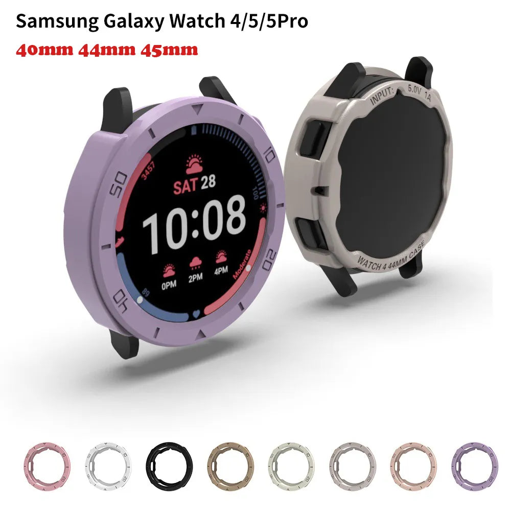 Deksel til Samsung Galaxy Watch 4/5/5pro Skjermbeskytter beskyttende TPU Shell 5 44/40mm cases